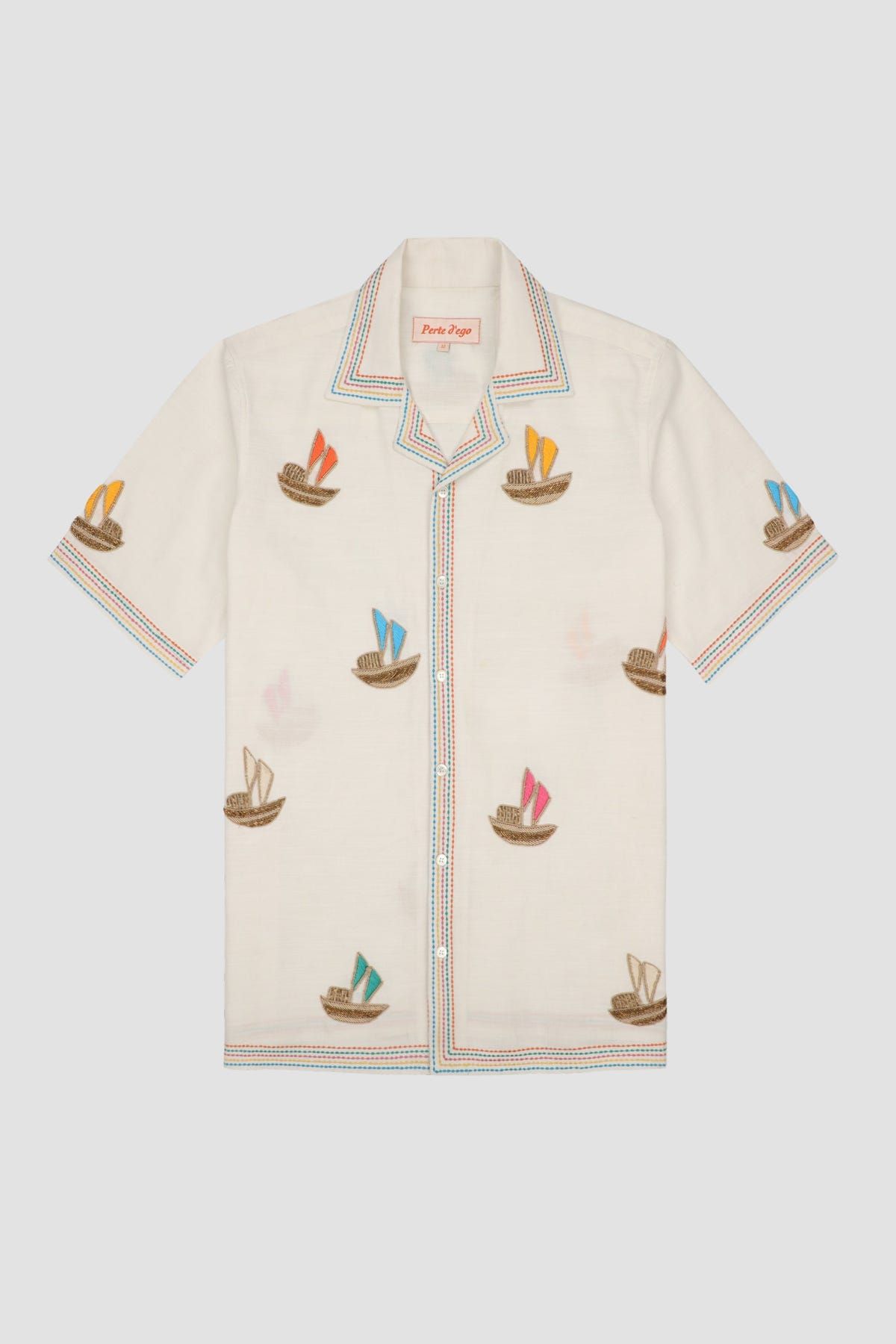 "Le Riveria" hand embroidered Shirt - image 3