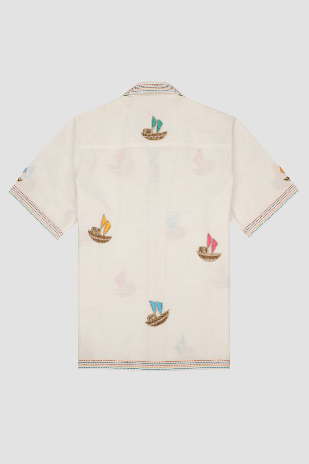 "Le Riveria" hand embroidered Shirt - image 4