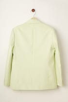 "Gardenia" hand embroidered blazer view 3