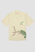"Le chameleon" hand embroidered Shirt view 1