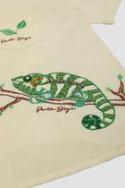 "Le chameleon" hand embroidered Shirt view 2