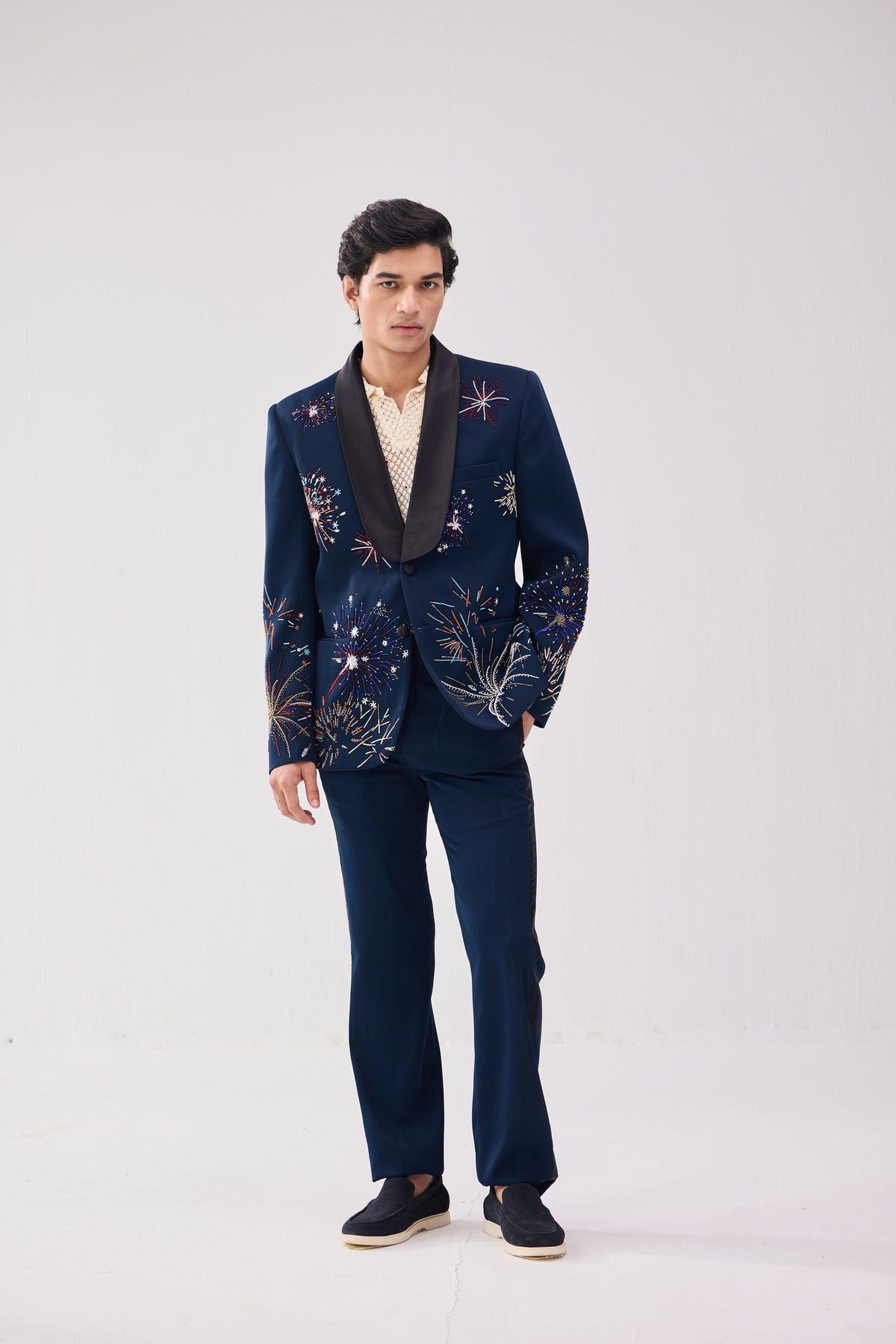 "Le Celebration" hand embroidered blazer - image 2