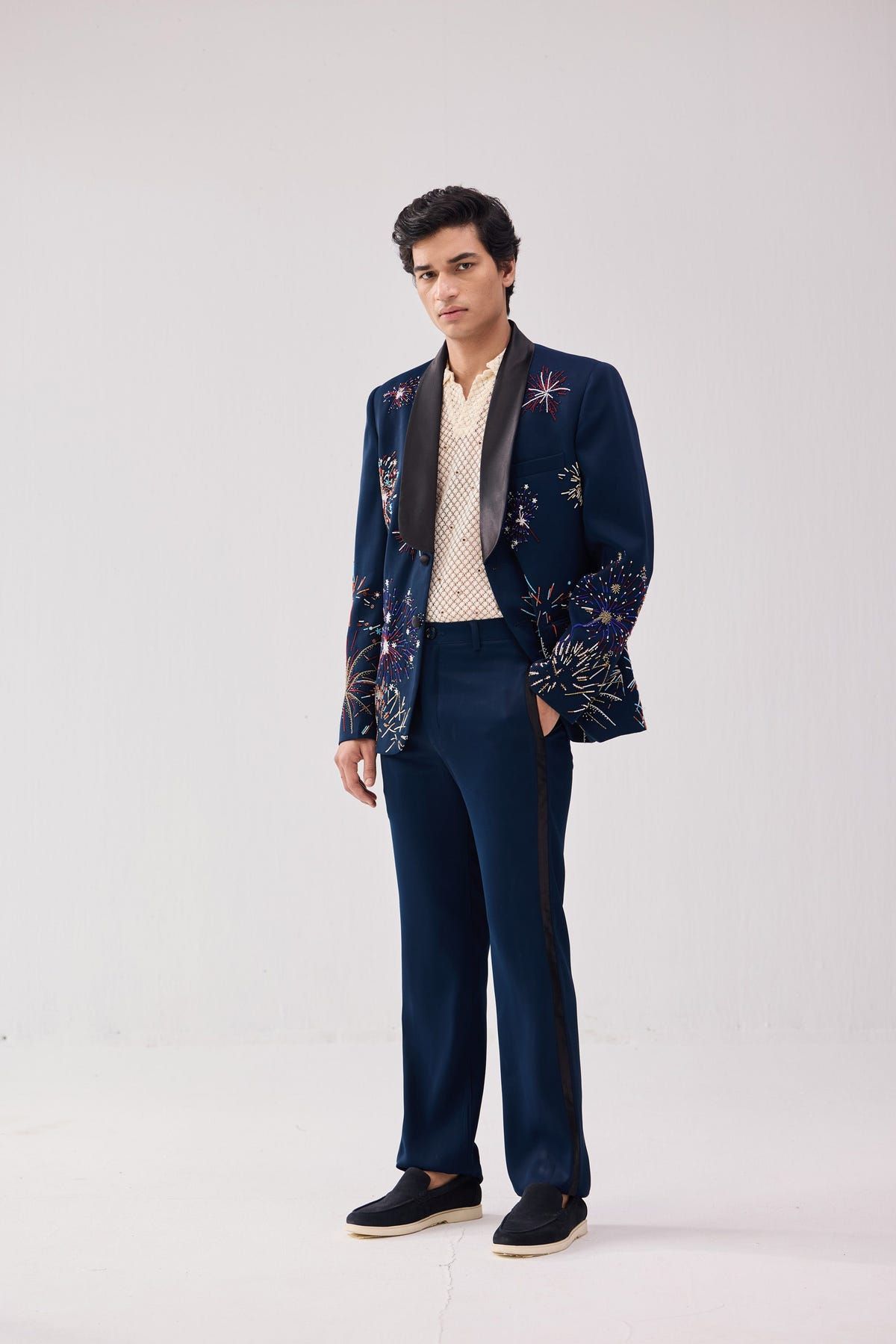 "Le Celebration" hand embroidered blazer - image 6
