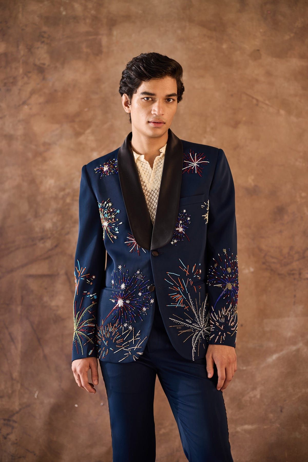 "Le Celebration" hand embroidered blazer - image 8