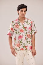 "Turks and Caicos" silk shirt view 1