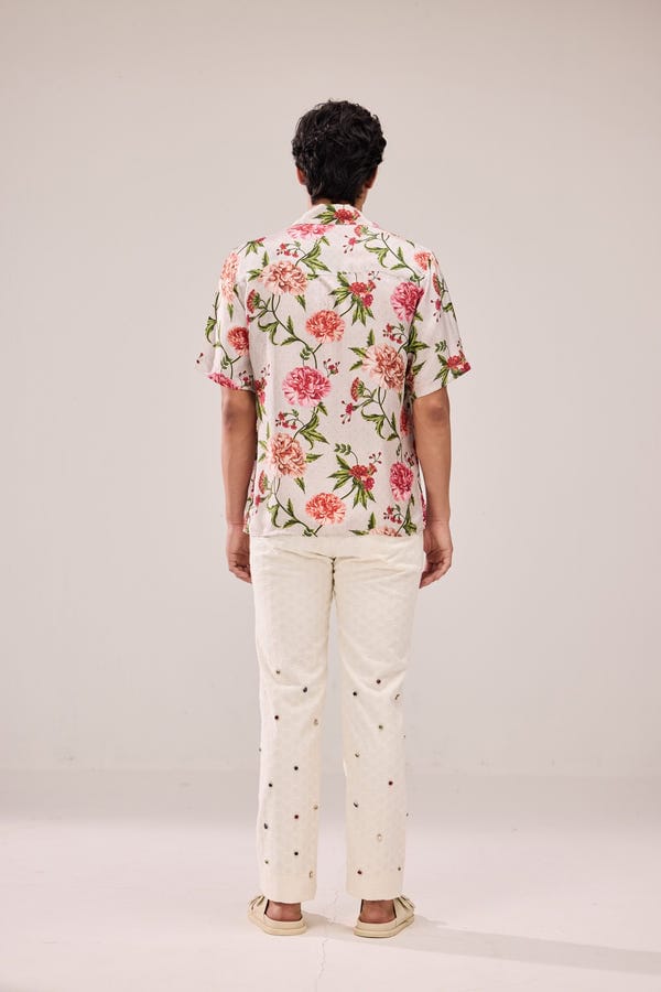 Perte D'ego — "Turks and Caicos" silk shirt
