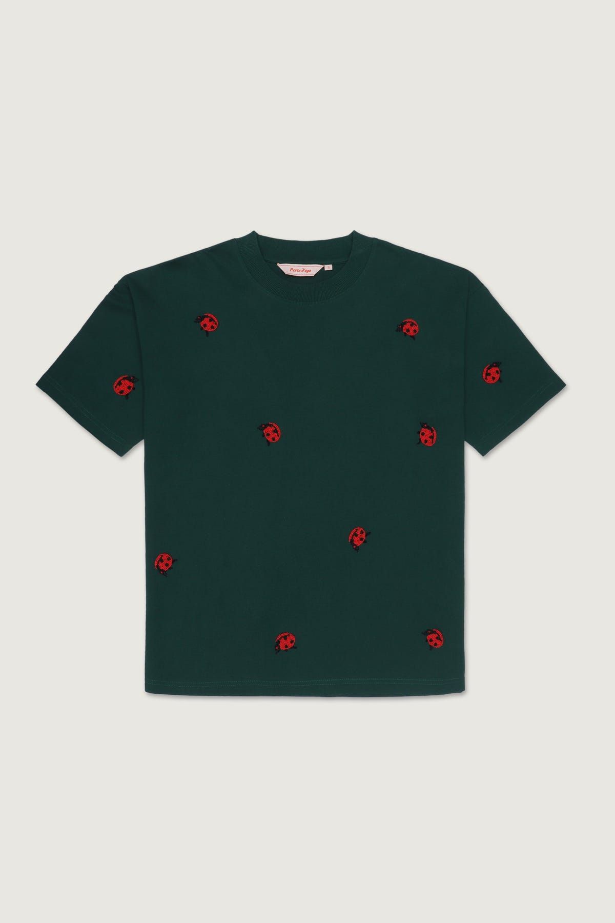 "Ladybug" hand embroidered T-Shirt - image 1