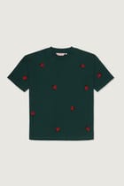 "Ladybug" hand embroidered T-Shirt view 1