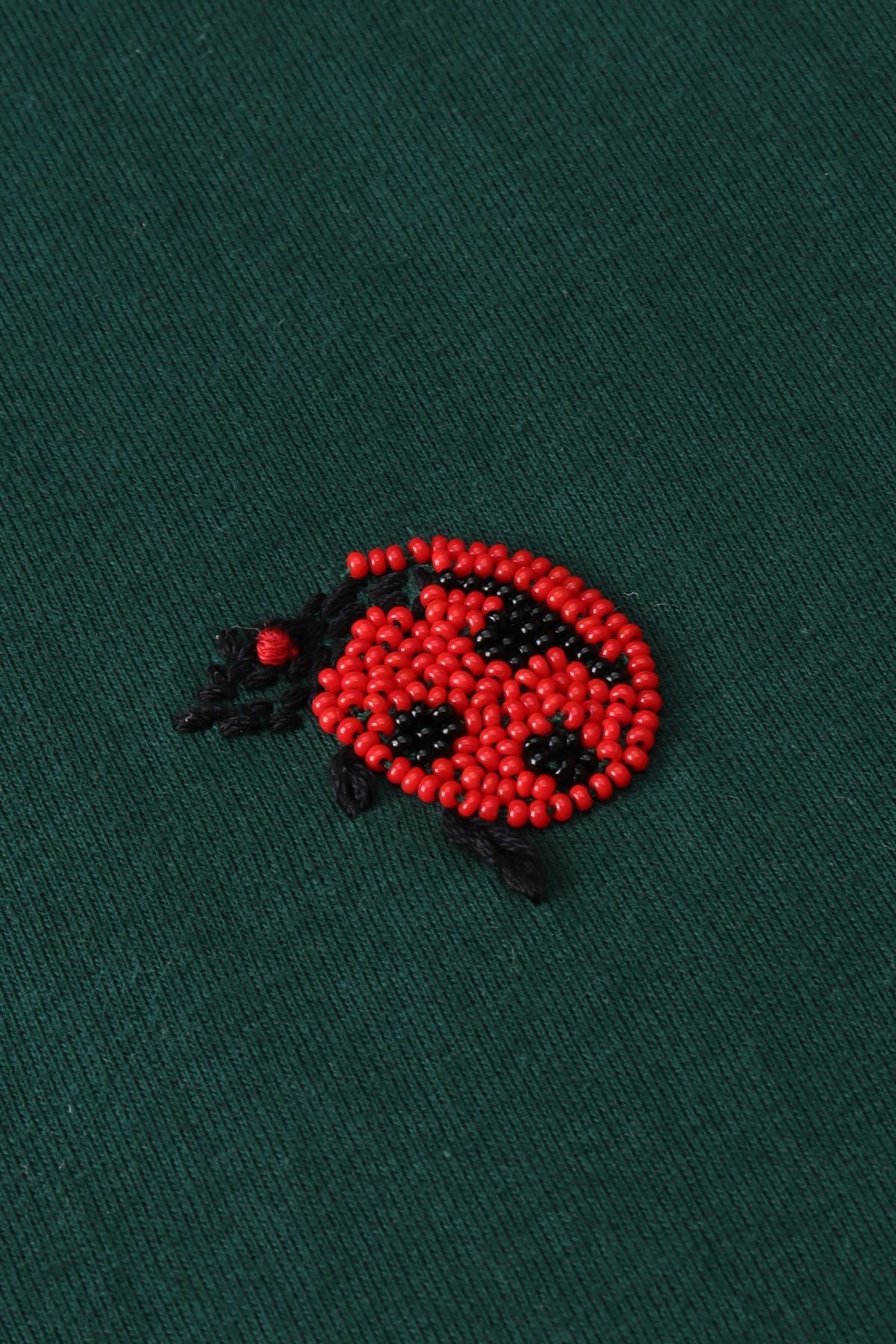 "Ladybug" hand embroidered T-Shirt - image 2