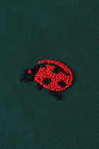 "Ladybug" hand embroidered T-Shirt view 2