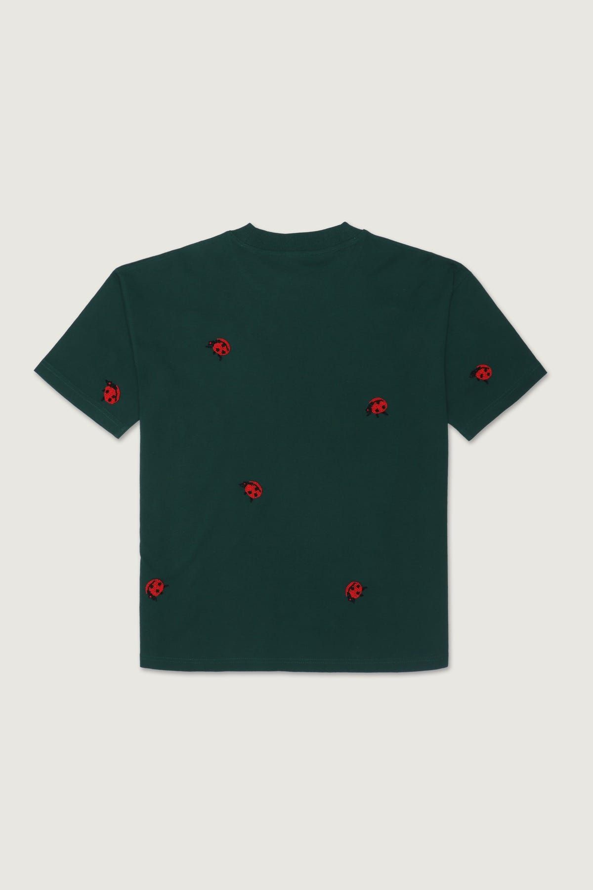 "Ladybug" hand embroidered T-Shirt - image 3