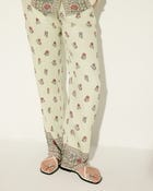Pistachio Green Print Lounge Pants view 1