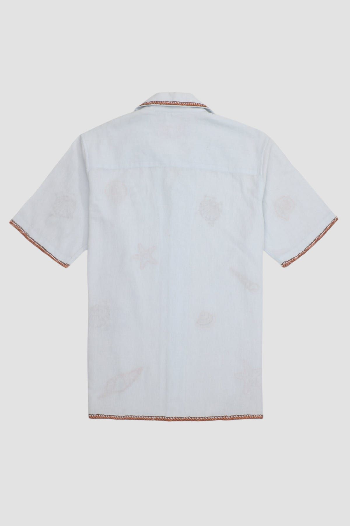 Seashells embroidered Shirt - image 5