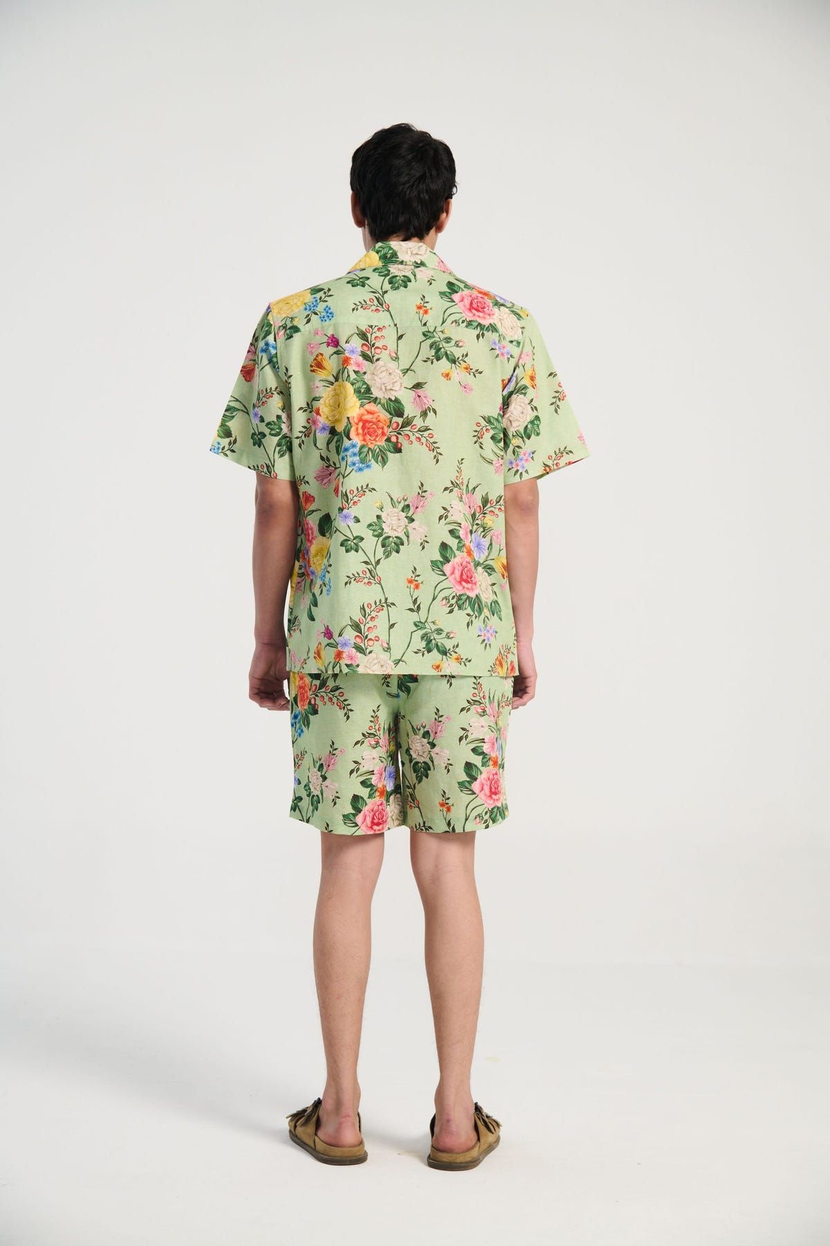 Vintage victorian floral lounge shorts - image 2