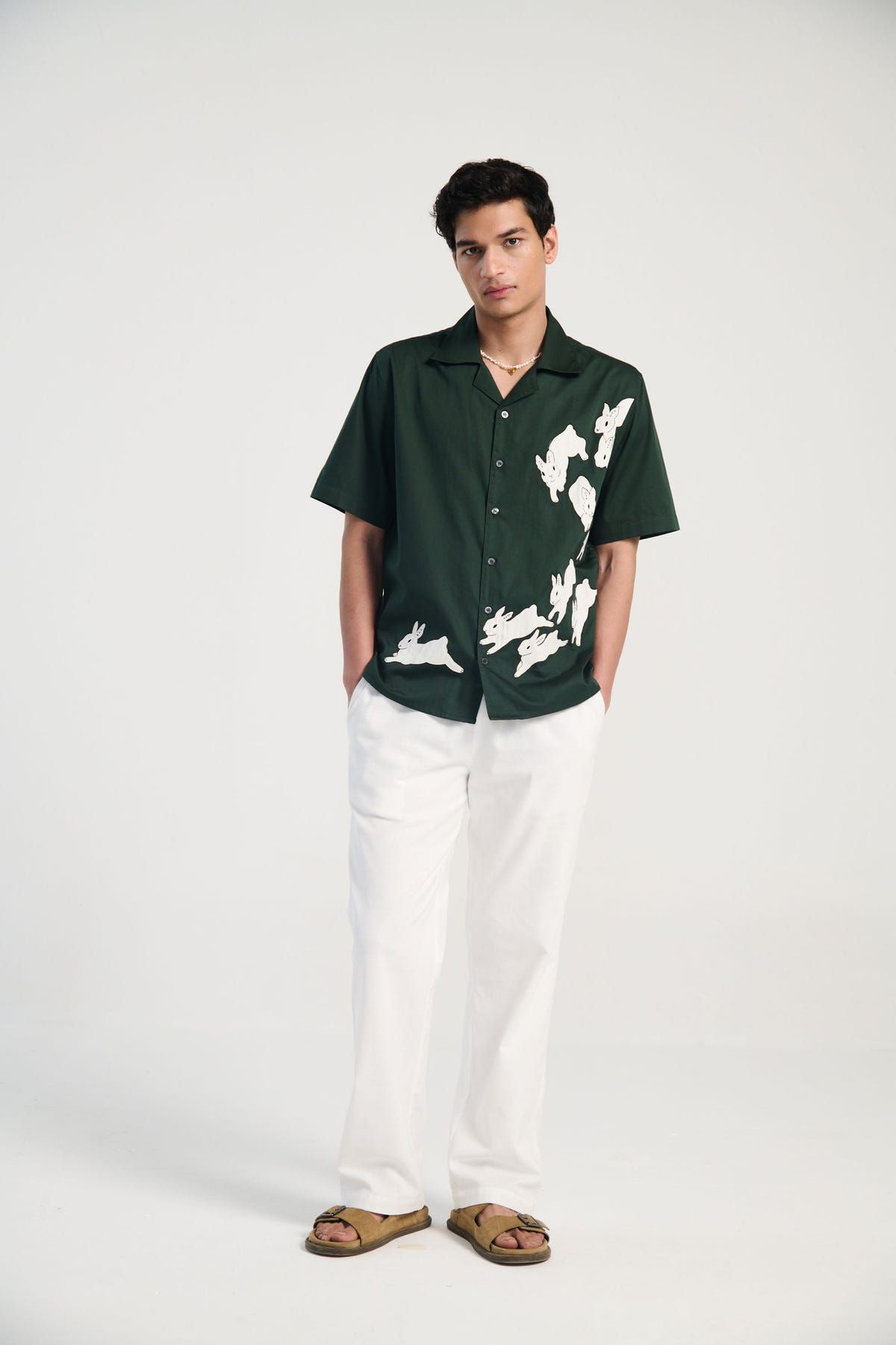 "Le bunny" appliqué shirt - image 1