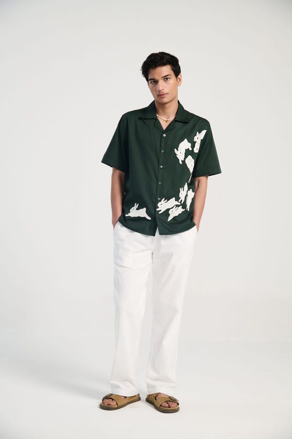 Perte D'ego — "Le bunny" appliqué shirt
