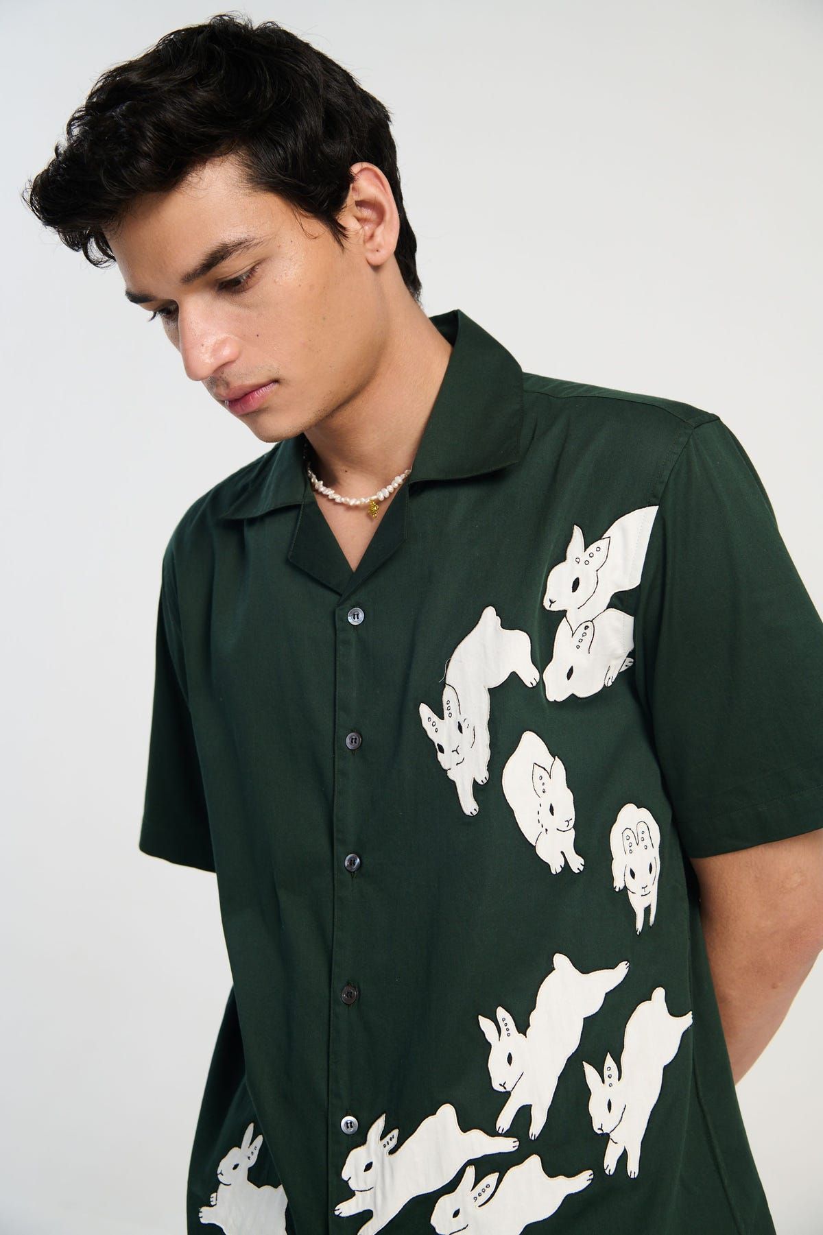 "Le bunny" appliqué shirt - image 4
