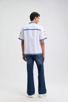 “An Italian Summer” hand embroidered shirt view 6