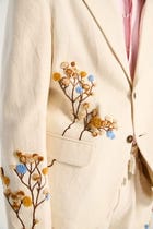 "Le Summer"  hand embroidered blazer view 8