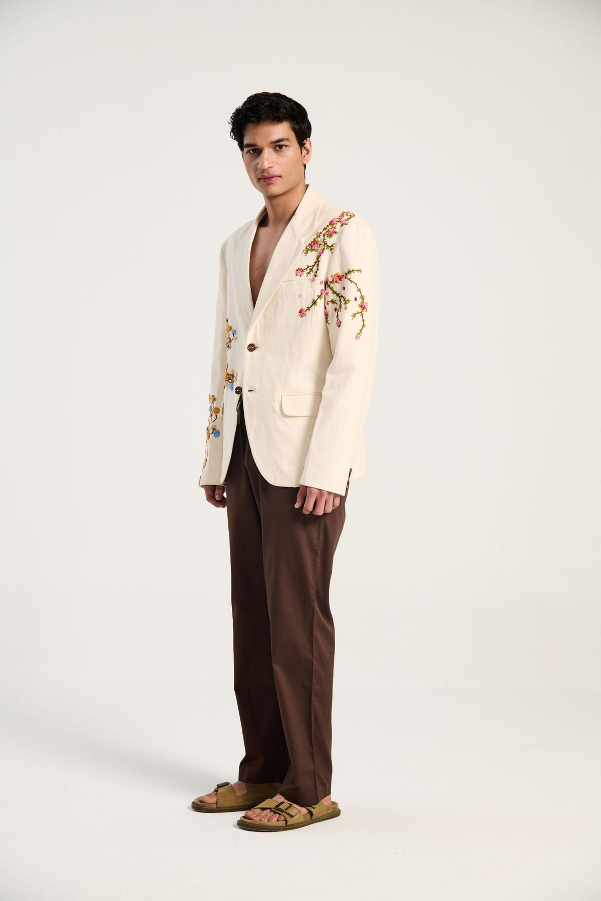 "Le Summer"  hand embroidered blazer - image 9
