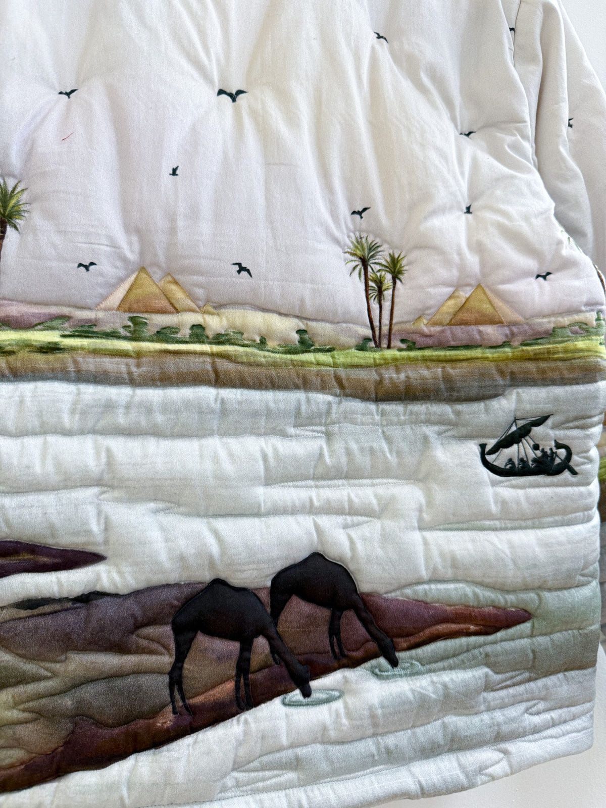 "Afternoon by the nile" quilted jacket - image 4