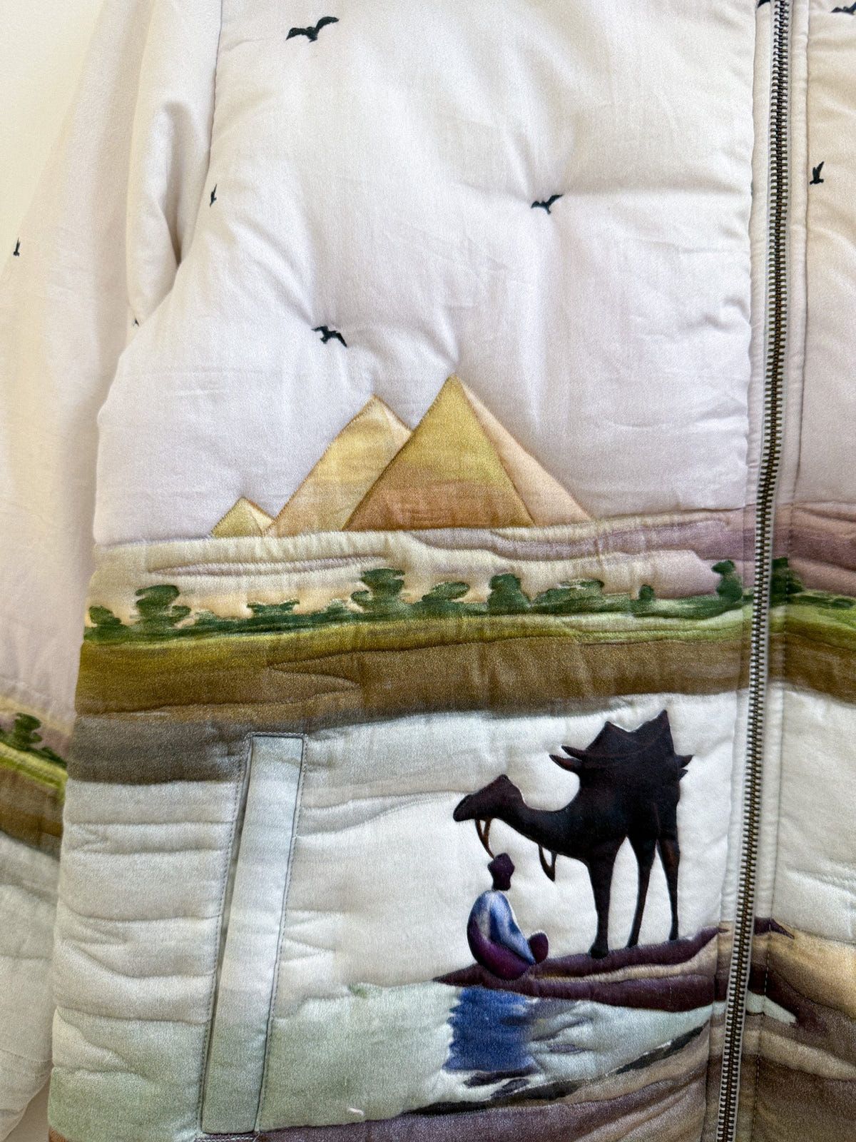 "Afternoon by the nile" quilted jacket - image 5