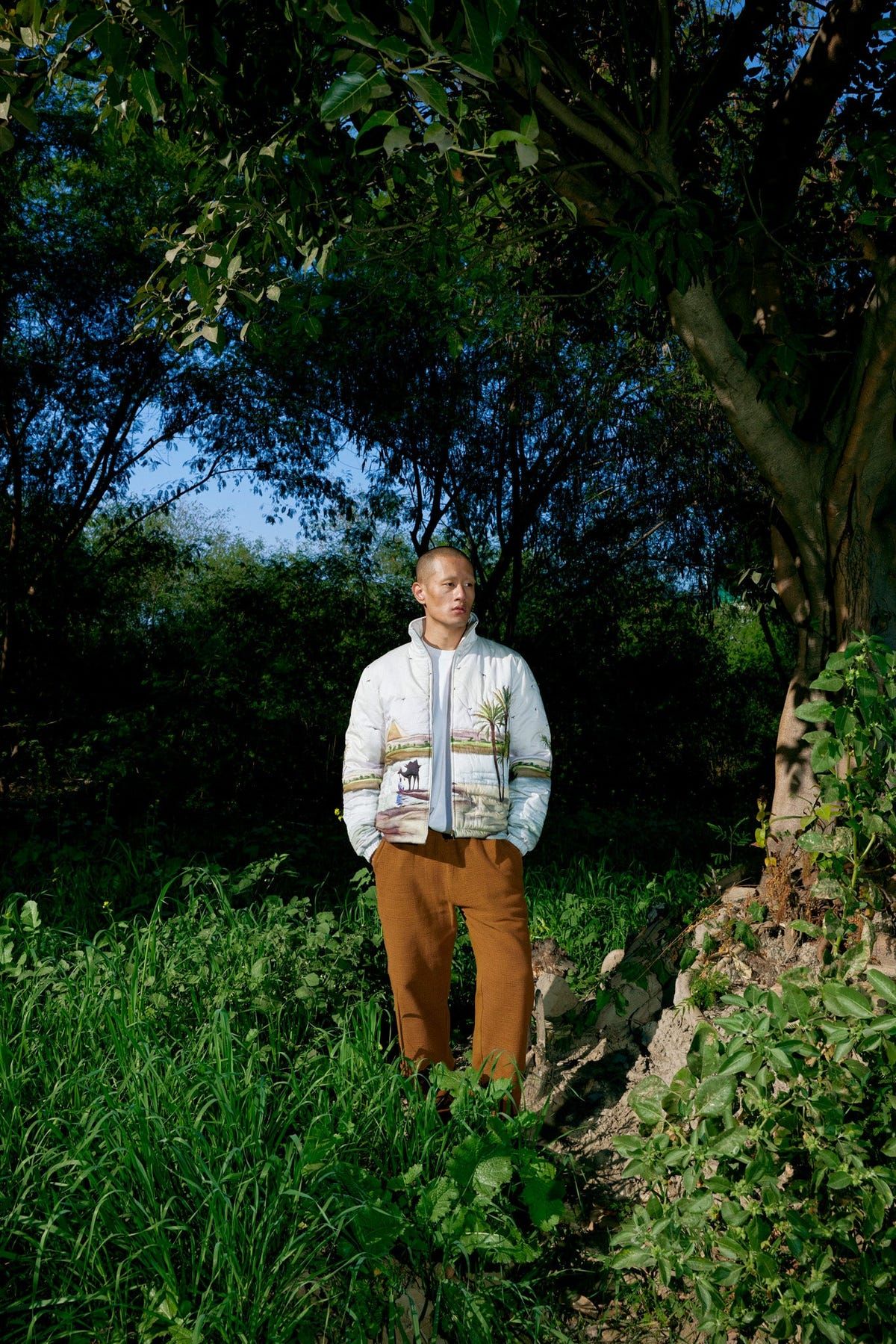 "Afternoon by the nile" quilted jacket - image 8