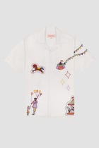 “Le carnaval” embroidered shirt. view 1