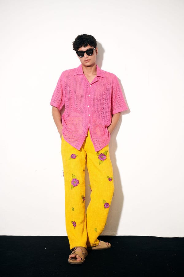 Perte D'ego — Pink Lace shirt