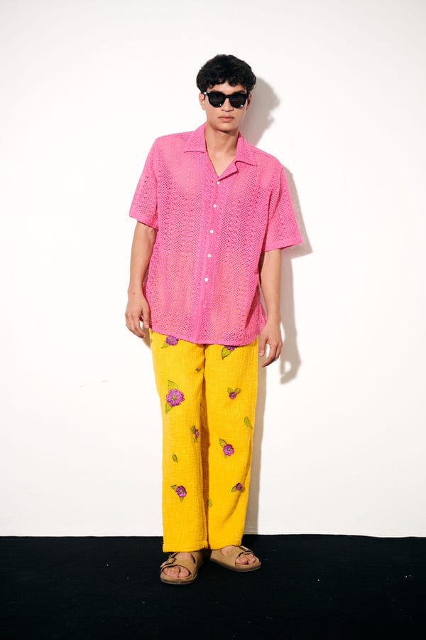 Perte D'ego — Pink Lace shirt