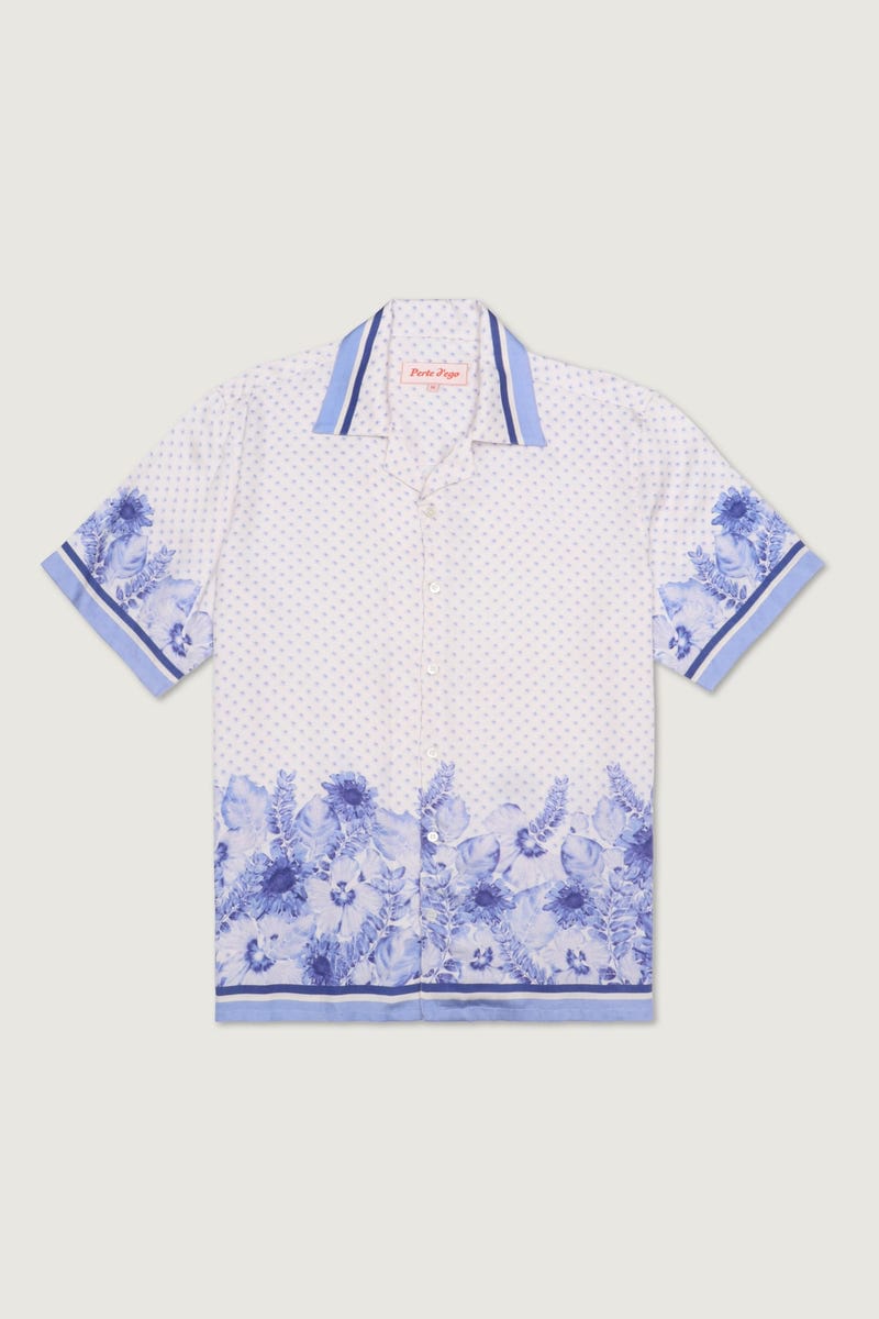 Azure Bloom Shirt