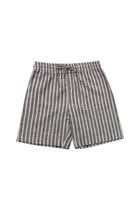 Stripes Linen lounge shorts view 1