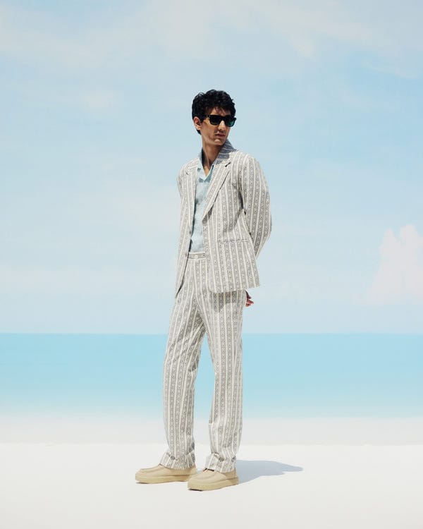 Perte D'ego — Floral stripes pants