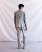 Floral stripes pants view 4