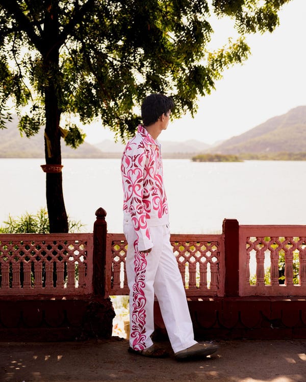 Perte D'ego — Kashida embroidered pants