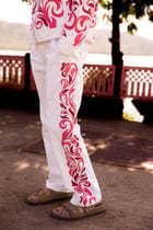 Kashida embroidered pants view 2