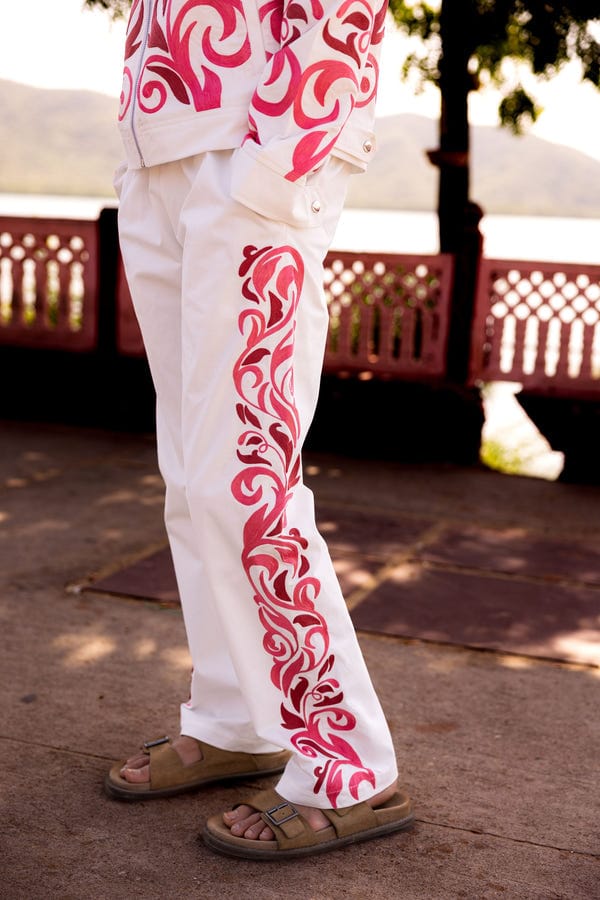 Perte D'ego — Kashida embroidered pants