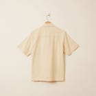 "Le summer soireé" hand embroidered resort shirt view 4