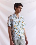 "Sunflowers” hand embroidered shirt view 1
