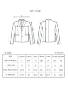 "Le morpho" Hand Embroidered Casual Wedding Blazer view 7