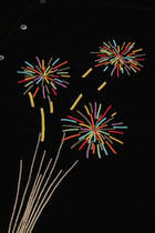 Fireworks embroidered shirt view 3
