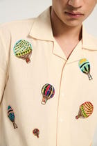 "Spirit of Adventure" hand embroidered shirt view 3