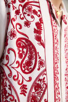 Hand embroidered paisley full sleeves shirt view 2