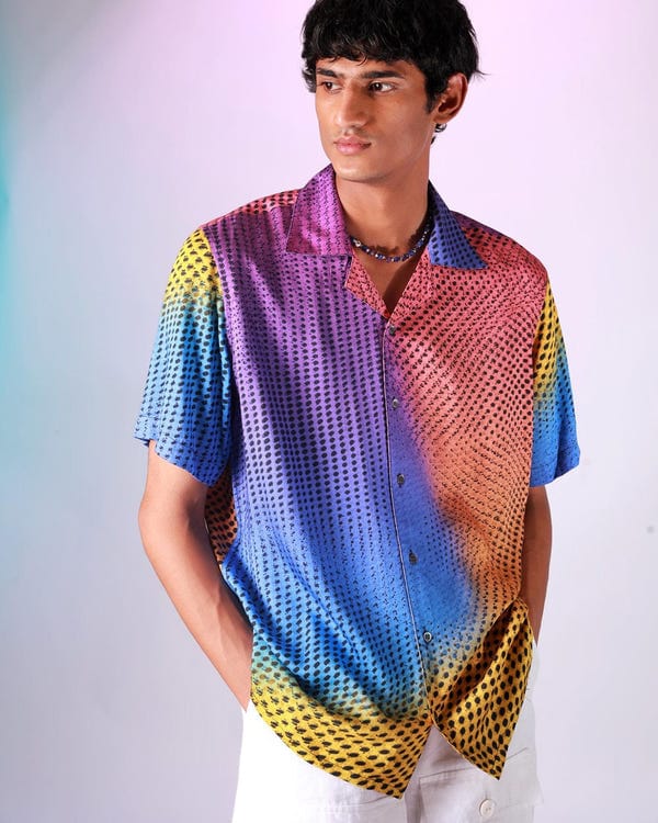 Perte D'ego — Retro trip half sleeve shirt