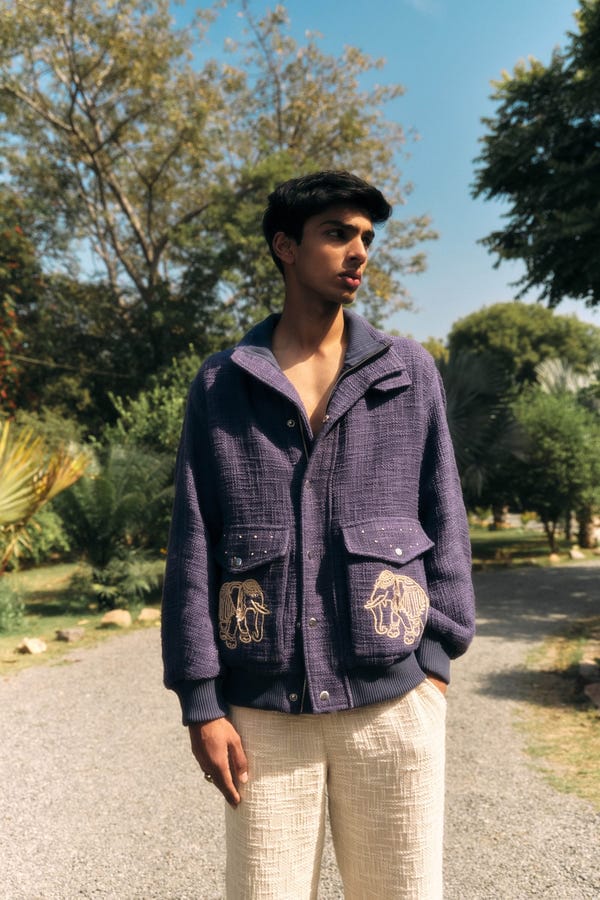 Perte D'ego — Udaipur aviators hand embroidered jacket