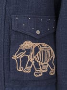 Udaipur aviators hand embroidered jacket view 3