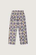 Botanical illustrations lounge pants view 3