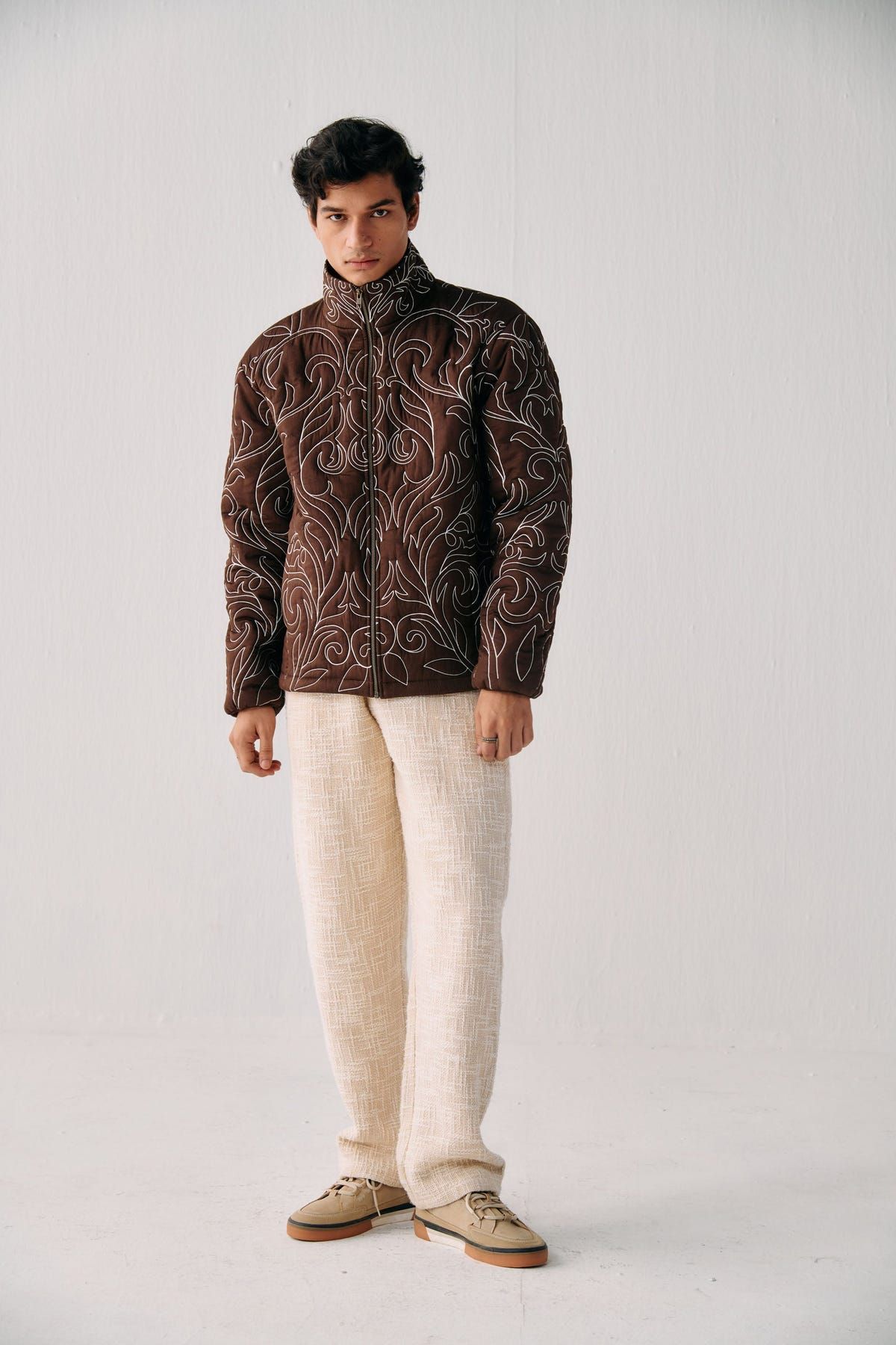 "Le Seoul" embroidered quilted jacket - image 1