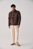 "Le Seoul" embroidered quilted jacket view 1