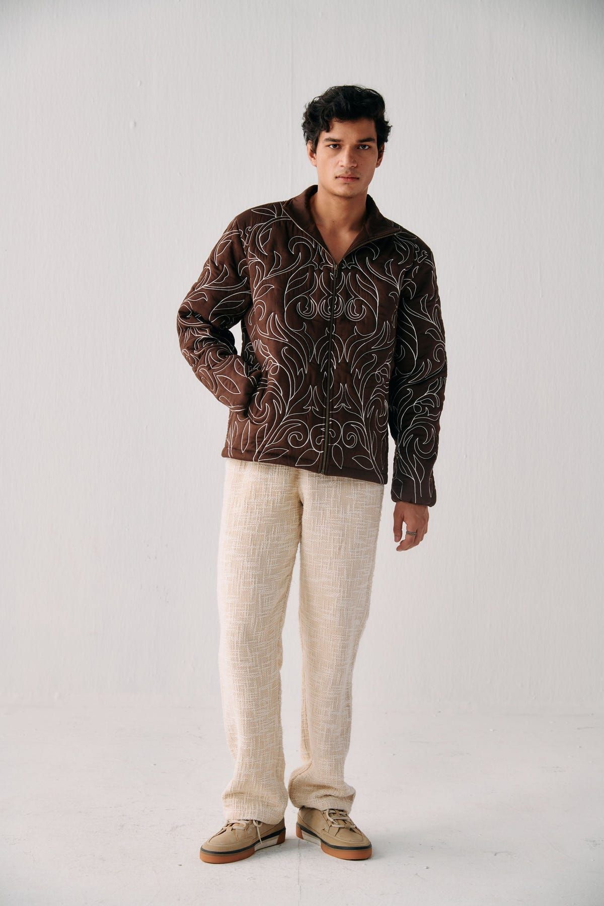 "Le Seoul" embroidered quilted jacket - image 5